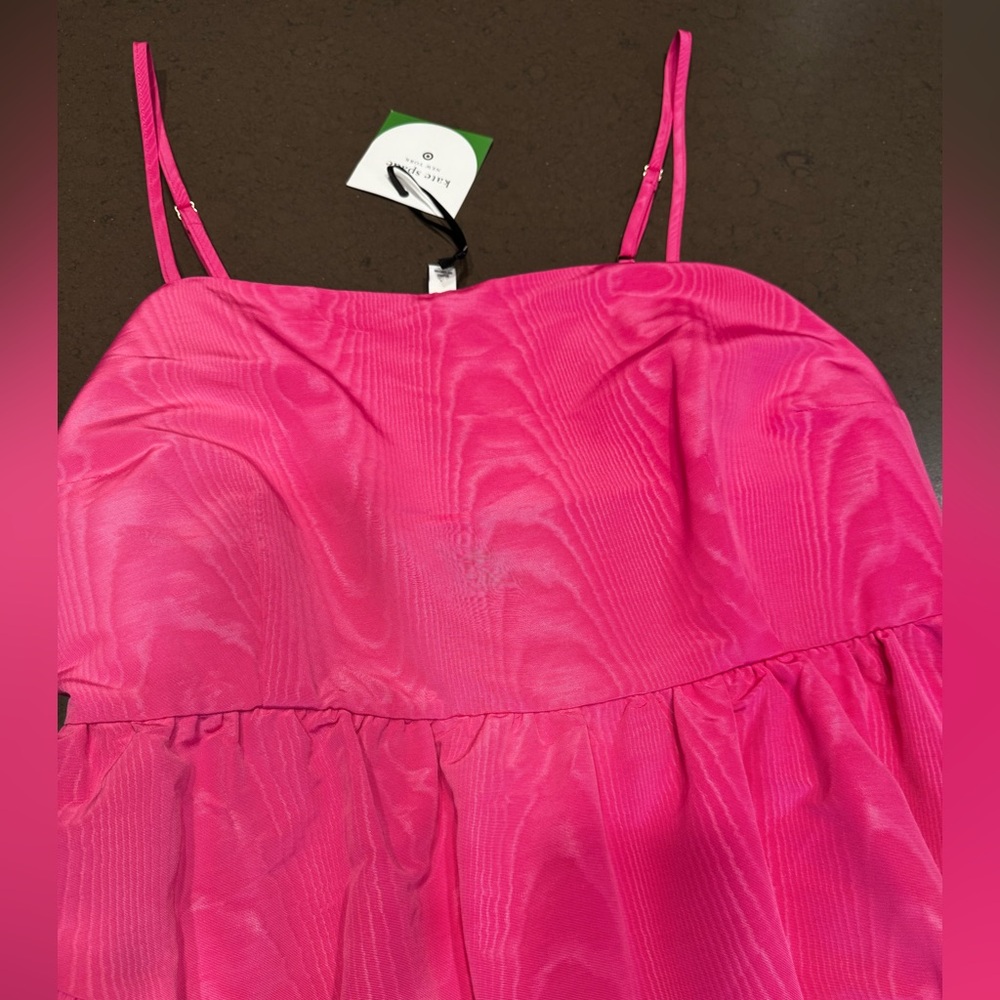 NWT Kate Spade New York X Target Pink Tiered Midi Dress Size 3X - Picture 6 of 13